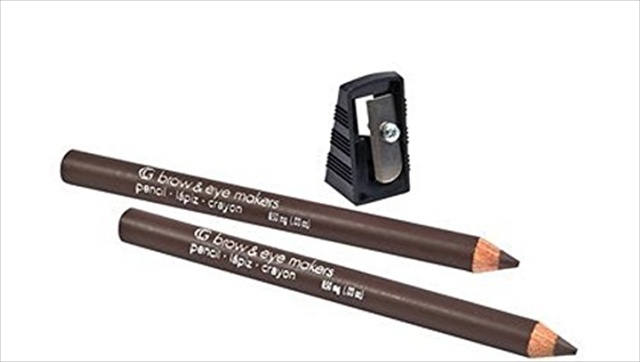Brow & Eye Makers Brow Shaper And Eyeliner, Midnight Brown 505, Pack Of 2