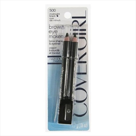 Brow & Eye Makers Brow Shaper And Eyeliner, Soft Brown 515, Pack Of 2