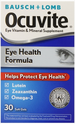 Bausch Lomb Ocuvite Eye Health Multi Vitamins, 30 Count