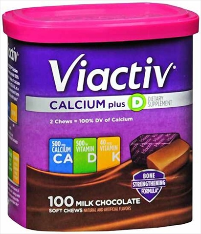 Calcium Plus D, Soft Chews, Milk Chocolate - 100 Chews