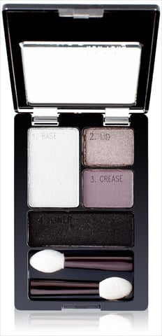 New York Expert Wear Eyeshadow Quads, 04q Charcoal Smokes - Pack Of 2