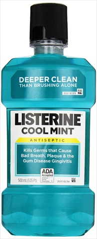 Antiseptic Cool Mint Mouthwash, 500 Ml