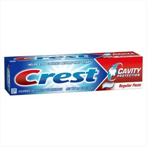Fluoride Anticavity Toothpaste, Regular Paste - 4.6 Oz.