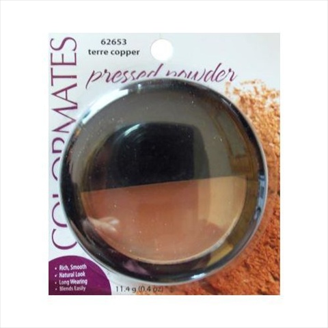 Colormates Pressed Powder, Terre Copper, Pack Of 4