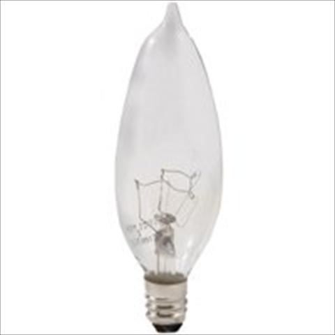 60 Watts Decor Lighting Bulb, Clear, Pack 2