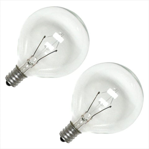Small Base Indoor 60 Watts Light Bulbs, 2 Pack