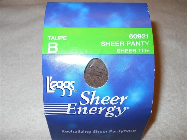 UPC 074200609219 product image for Taupe Sheer Energy Toe Pantyhose, Size B | upcitemdb.com