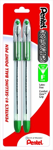 Pentel Ballpoint Pen Fine Line Green Ink Pentel Ballpoint Pen Fine Line Green Ink