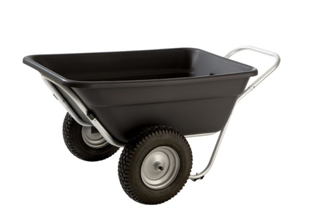 7 Cu. Ft. Lx Garden Ultility Cart With 16 In. Turf Wheels
