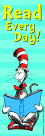 Cat In The Hat Read Every Day Bookmark, Pack - 36
