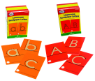 Tactile Sandpaper Upper And Lowercase Letters Cards