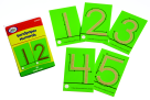 Tactile Sandpaper Numbers Cards