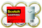 Scotch 1.88 In. X 109 Yd. 3350 Lightweight Shipping Tape - Clear, Pack 6