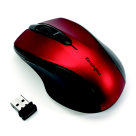 Pro Fit Optical Mid Sized Right Handed Wireless Mouse - Ruby Red