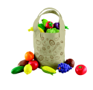 New Sprouts Fresh Picked Fruits And Veggie Tote Play Food Set