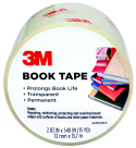 Scotch 3 X 540 In. Economy Self-adhesive Book Tape - 3 In. Core, Clear
