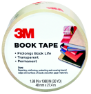 Scotch 2 X 1080 In. Economy Self-adhesive Book Tape - 3 In. Core, Clear