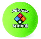 8.5 In. Four Square Playground Ball, Neon Green