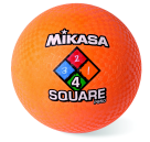 8.5 In. Four Square Playground Ball, Neon Orange