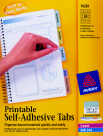 Printable Index Tab, 1.25 in. - Pack - 96