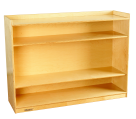 36 In. Adjustable Mobile Bookcase With Lip