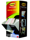 Poster Adhesive Strip, Small, White, Pack - 100