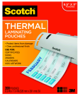 Scotch Letter Size Thermal Laminator Pouch - Pack 200