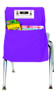 Small Storage Pocket With New Name Card Slot - 12 X 10 In. - Grade Prek, Purple