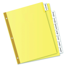 Worksaver Insertable Value Pack Divider Set - 8 Tabs, Set - 24