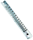 V-back Metal Thermometers - Celcius