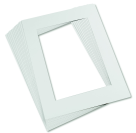 Pacon 12 x 18 in. Pre-Cut Mat Frame - White Pack 12 Pacon 12 x 18 in. Pre-Cut Mat Frame - White Pack 12