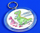 Neil Enterprises 3 in. Acrylic Snap Together Round Children Craft Key Tag - Clear Pack 12 Neil Enterprises 3 in. Acrylic Snap Together Round Children Craft Key Tag - Clear Pack 12