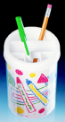 Neil Enterprises Acrylic Snap Together Children Craft Pencil Cup - Clear Pack 12 Neil Enterprises Acrylic Snap Together Children Craft Pencil Cup - Clear Pack 12