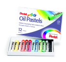 Pentel Non-Toxic Oil Pastel Set - 0.31 x 2.43 in. - Set 12 Pentel Non-Toxic Oil Pastel Set - 0.31 x 2.43 in. - Set 12