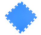 12 X 12 In. Puzzle Floor Mat, Blue
