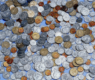 Plastic Coins Set, 460 Pieces