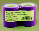 1.87 In. Highlighter Tape Refill - Purple, Pack 2