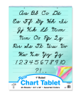 Pacon 32 X 24 In. Bond Paper 2 Hole Punched Colored Paper Cursive Cover Spiralbound Chart Tablet