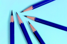 Generals Hexagonal Non-Toxic Drawing Pencil - B Thin Tip Blue Pack 12 Generals Hexagonal Non-Toxic Drawing Pencil - B Thin Tip Blue Pack 12