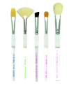 Royal Brush Soft Grip Textured Golden Taklon Fiber Paint Brush Set - Assorted Size Set - 5 Royal Brush Soft Grip Textured Golden Taklon Fiber Paint Brush Set - Assorted Size Set - 5