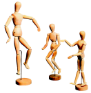 Jack Richeson Handmade Artist Male Manikin - 16 in. Jack Richeson Handmade Artist Male Manikin - 16 in.