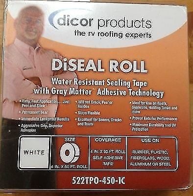 522TPO4501 50 Ft. Diseal Tar Sealing Tape - White