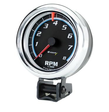EQUUS 6076 2.50 In. Mini Chrome Tachometer EQUUS 6076 2.50 In. Mini Chrome Tachometer