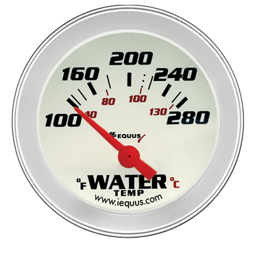 EQUUS 8262 2 In. Electric Water Temperature Gauge EQUUS 8262 2 In. Electric Water Temperature Gauge