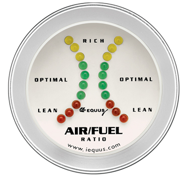 EQUUS 8366 2 In. Air And Fuel Ratio Gauge EQUUS 8366 2 In. Air And Fuel Ratio Gauge