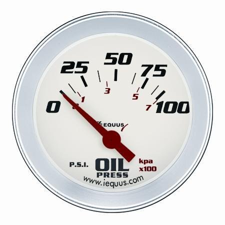 EQUUS 8464 2.625 In. Electric Oil Pressure Gauge EQUUS 8464 2.625 In. Electric Oil Pressure Gauge