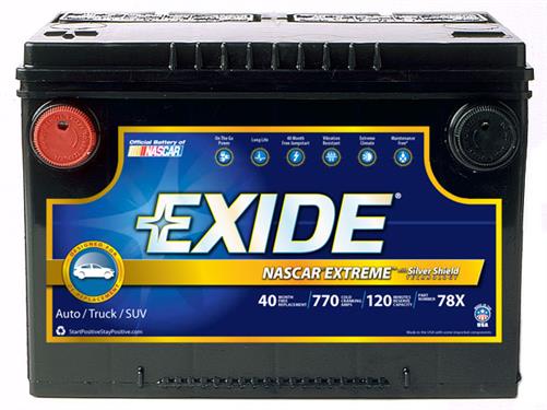 EXIDE BAT. 7 8 x Battery 12 Volts EXIDE BAT. 7 8 x Battery 12 Volts