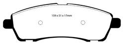 EBC BRAKES DP41603R Yellowstuff Aramid Brake Pads EBC BRAKES DP41603R Yellowstuff Aramid Brake Pads