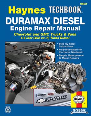 HAYNES 10331 Automotive 2001-2012 Duramax Diesel Engine Repair Manuals