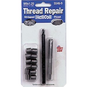 55469 Thread Repair Kit, 9 Mm. X 1.25 In.